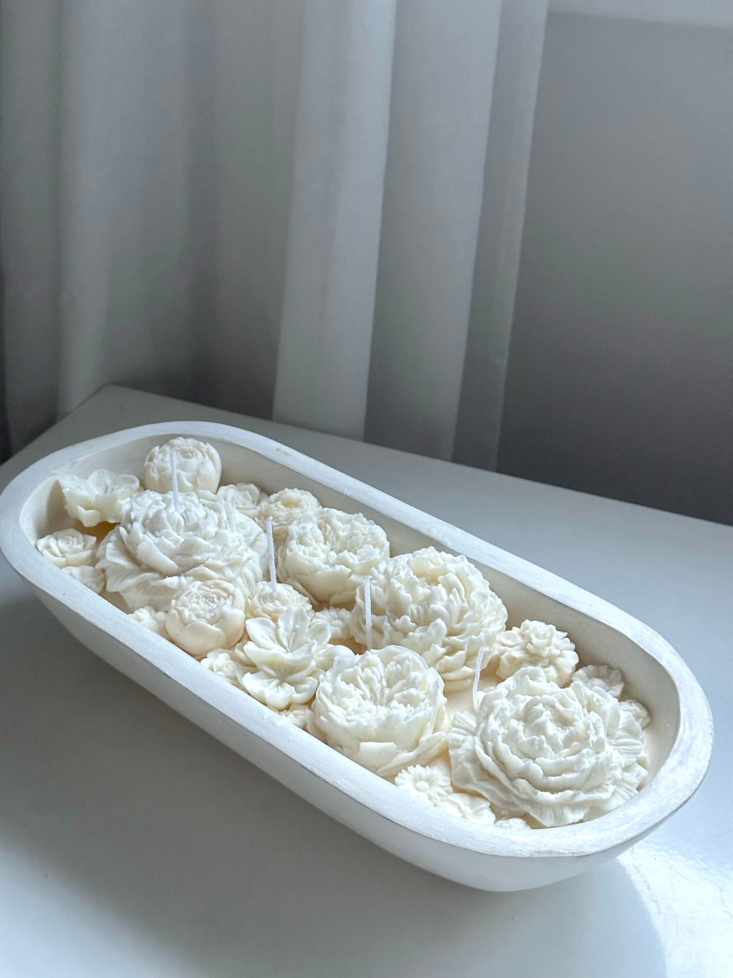 Medium Flower candle bowl