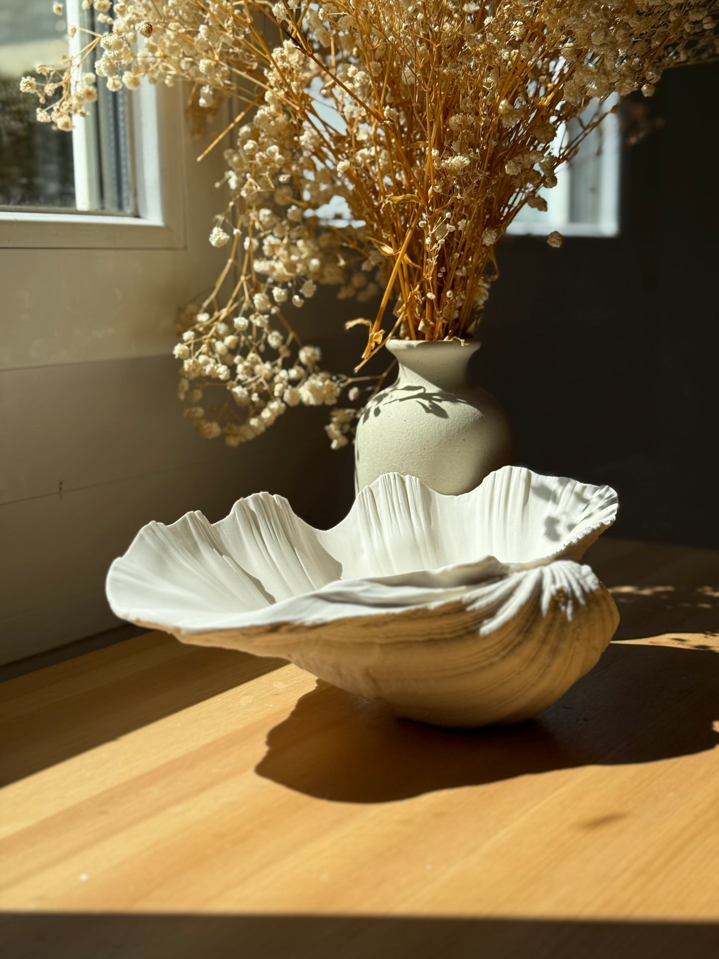 Muschelschale / Handarbeit / Dekoration