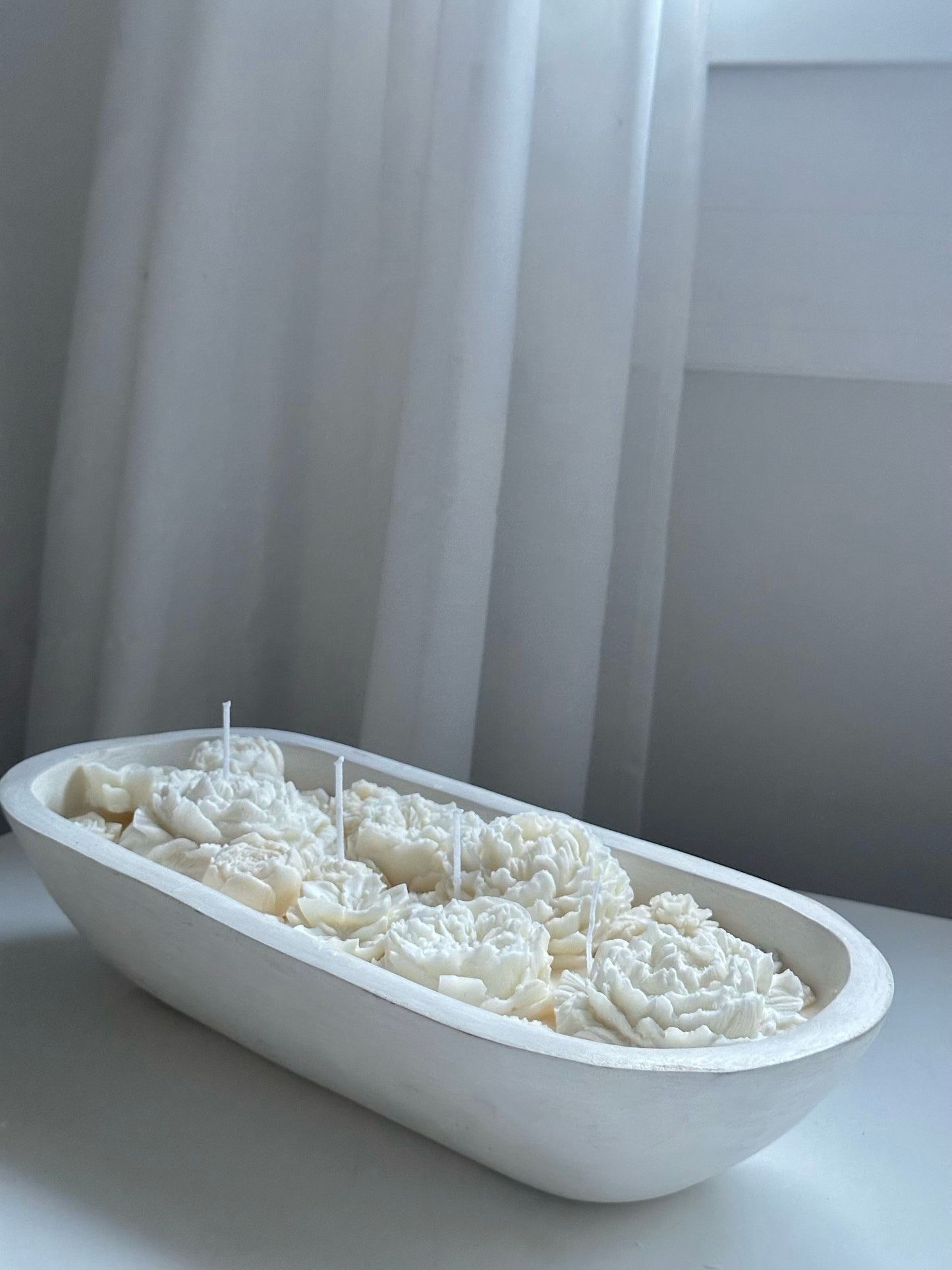 Medium Flower candle bowl
