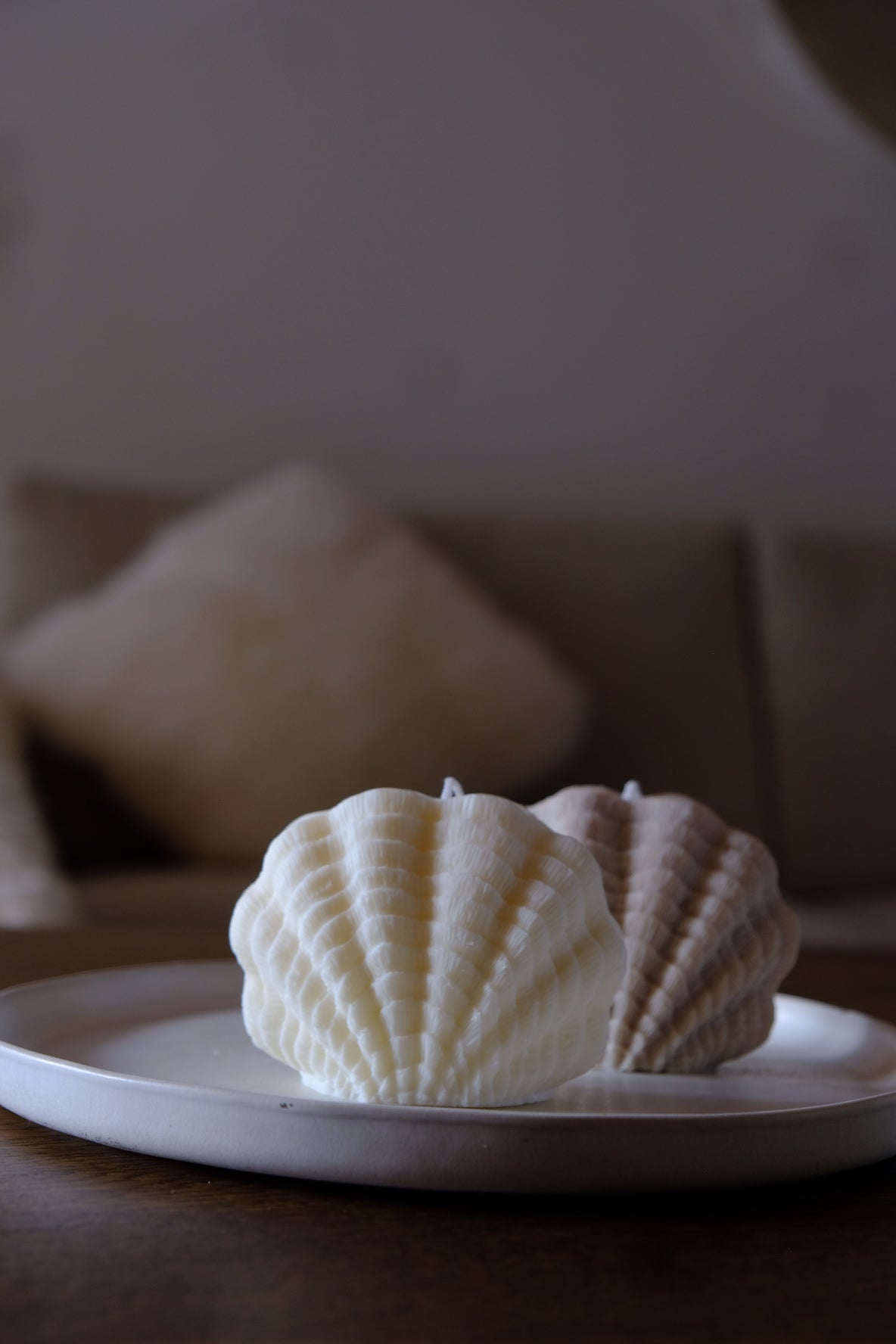 Muschelkerzen / Duftkerzen / Sojawachskerzen / Wohndekoration / Aromatherapie / Wellness / Geschenk / Stumpenkerze