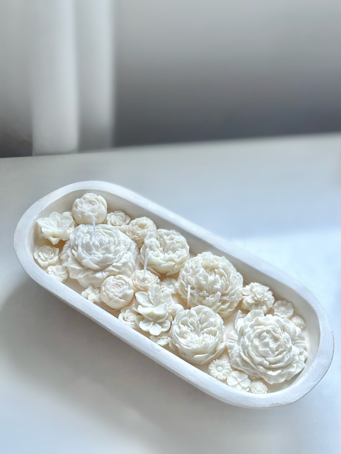 Medium Flower candle bowl